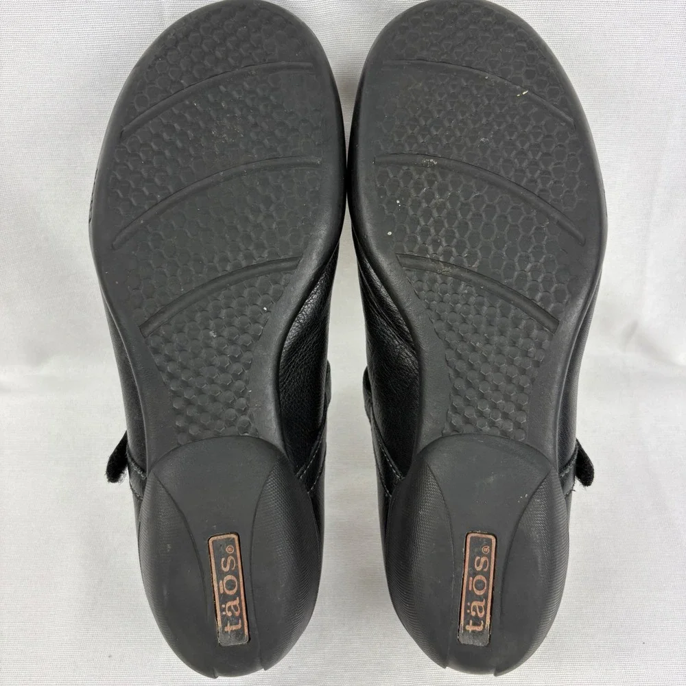 Taos Womens Mary Jane Ta Dah Shoes Size 40 EU/9 US Black Comfort Leather Casual - Picture 14 of 17